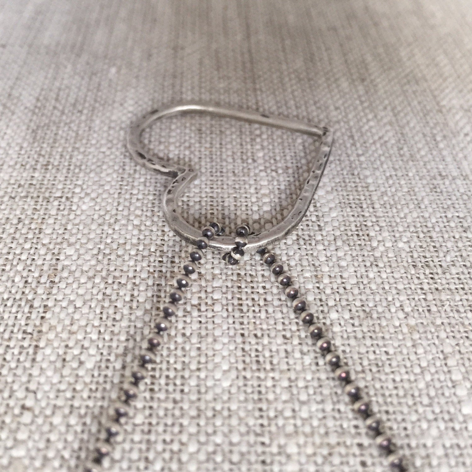 Opie Necklace in Sterling Silver on Ball Chain