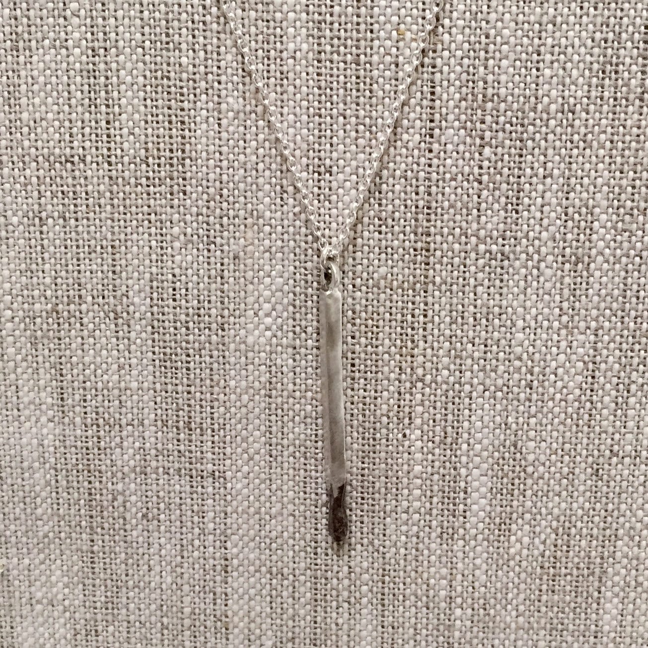 Burning MATCH - sterling outlets silver necklace