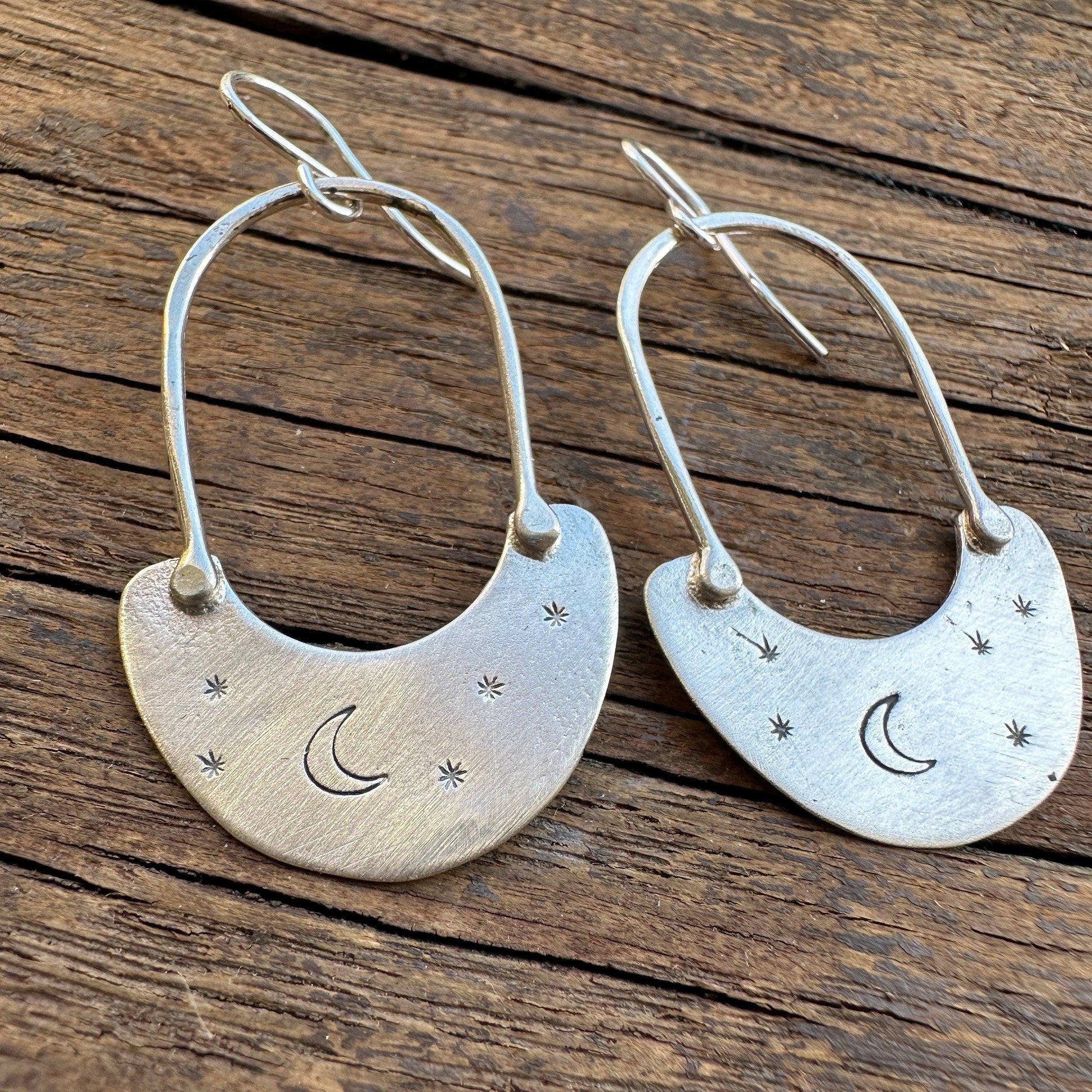 Starry Night Sterling Silver Earrings by iNk