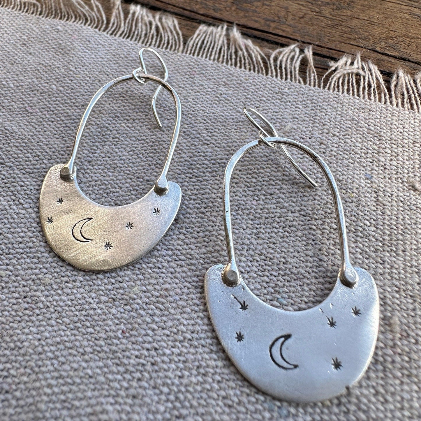 Starry Night Sterling Silver Earrings by iNk