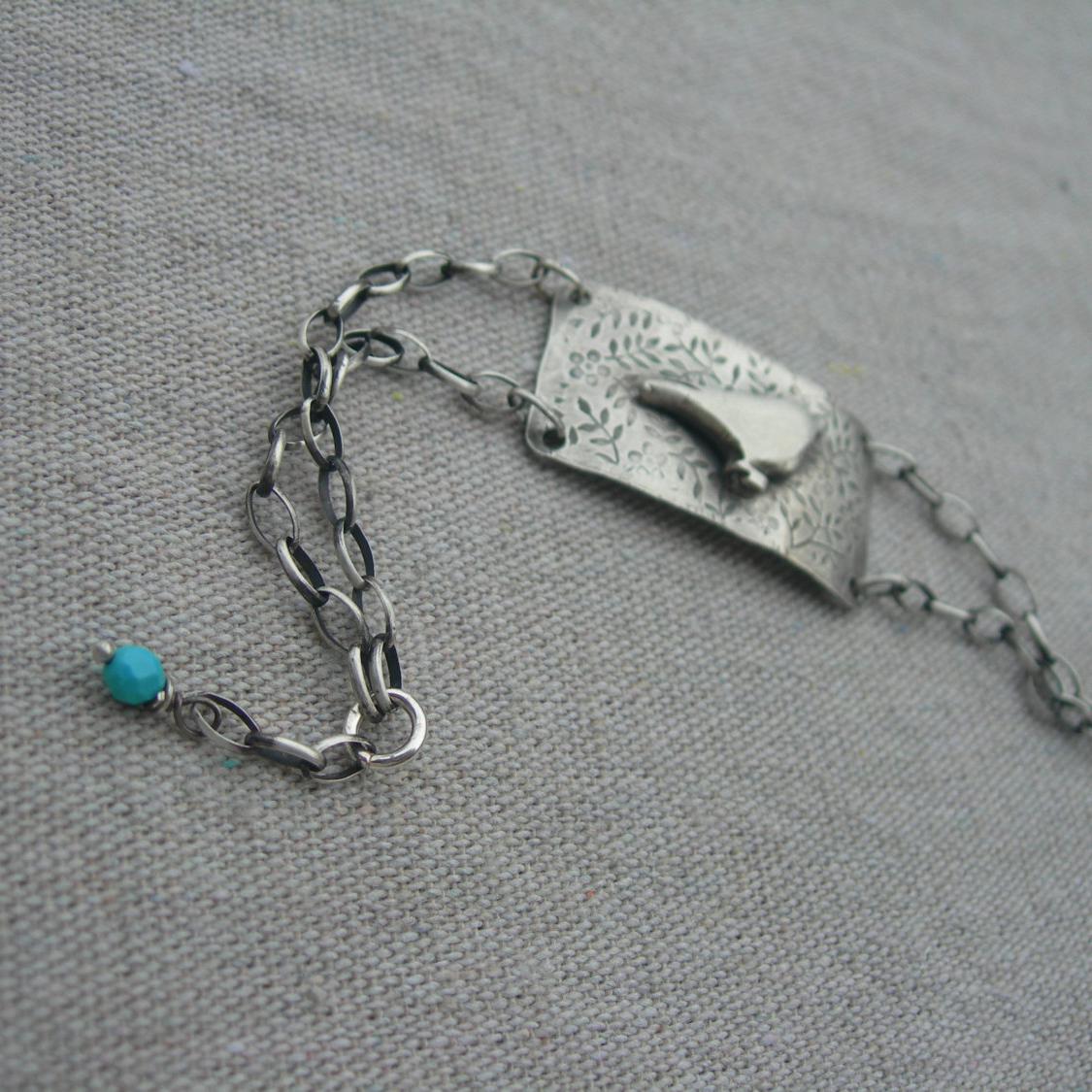Little Bird Sterling Silver Bracelet by iNk Jewelry