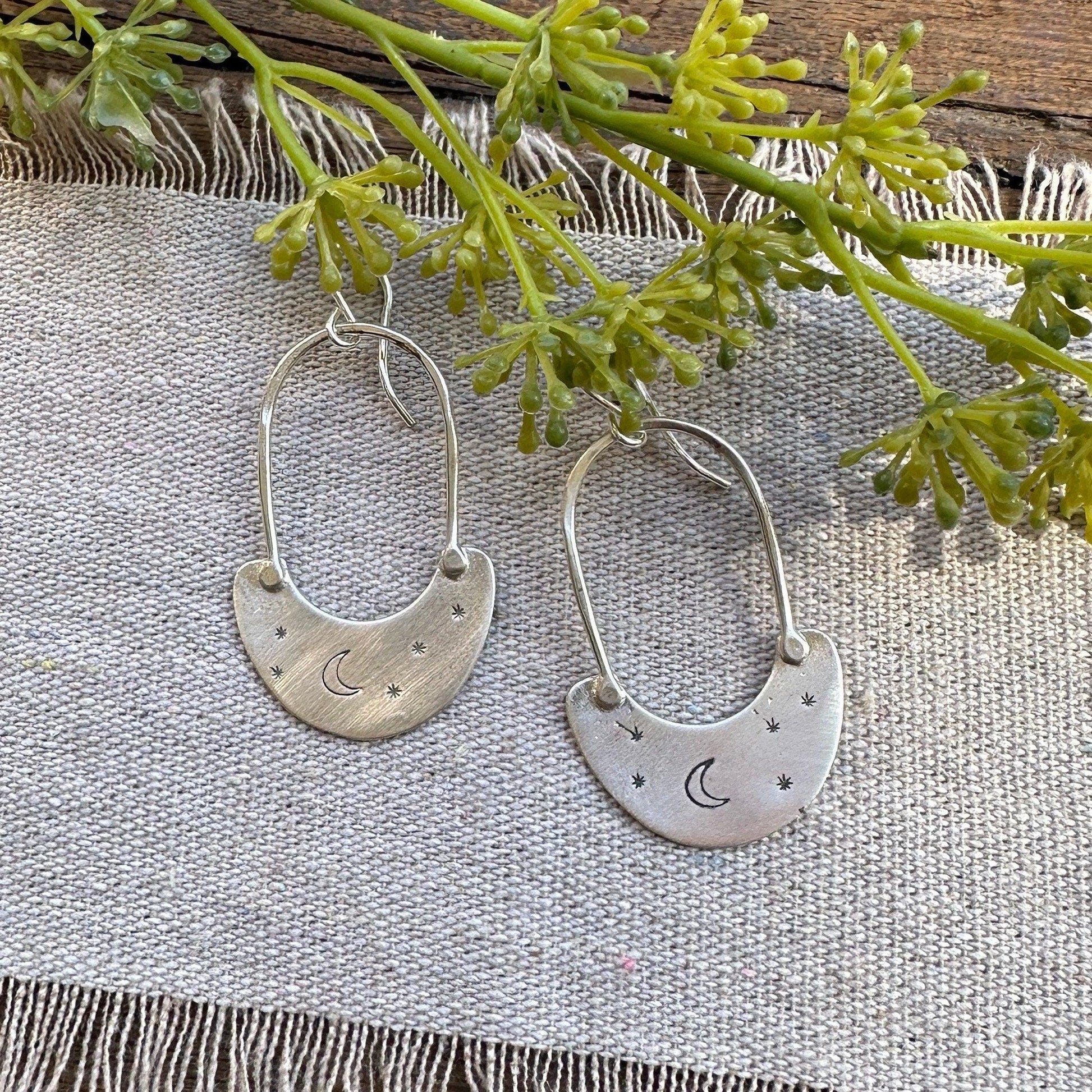 Starry Night Sterling Silver Earrings by iNk