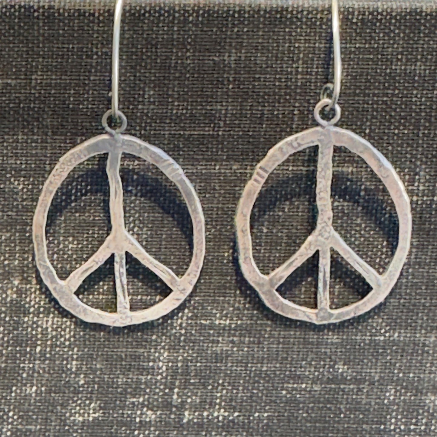 Longing for Peace Sterling Silver Statement Earrings by iNk Jewelry