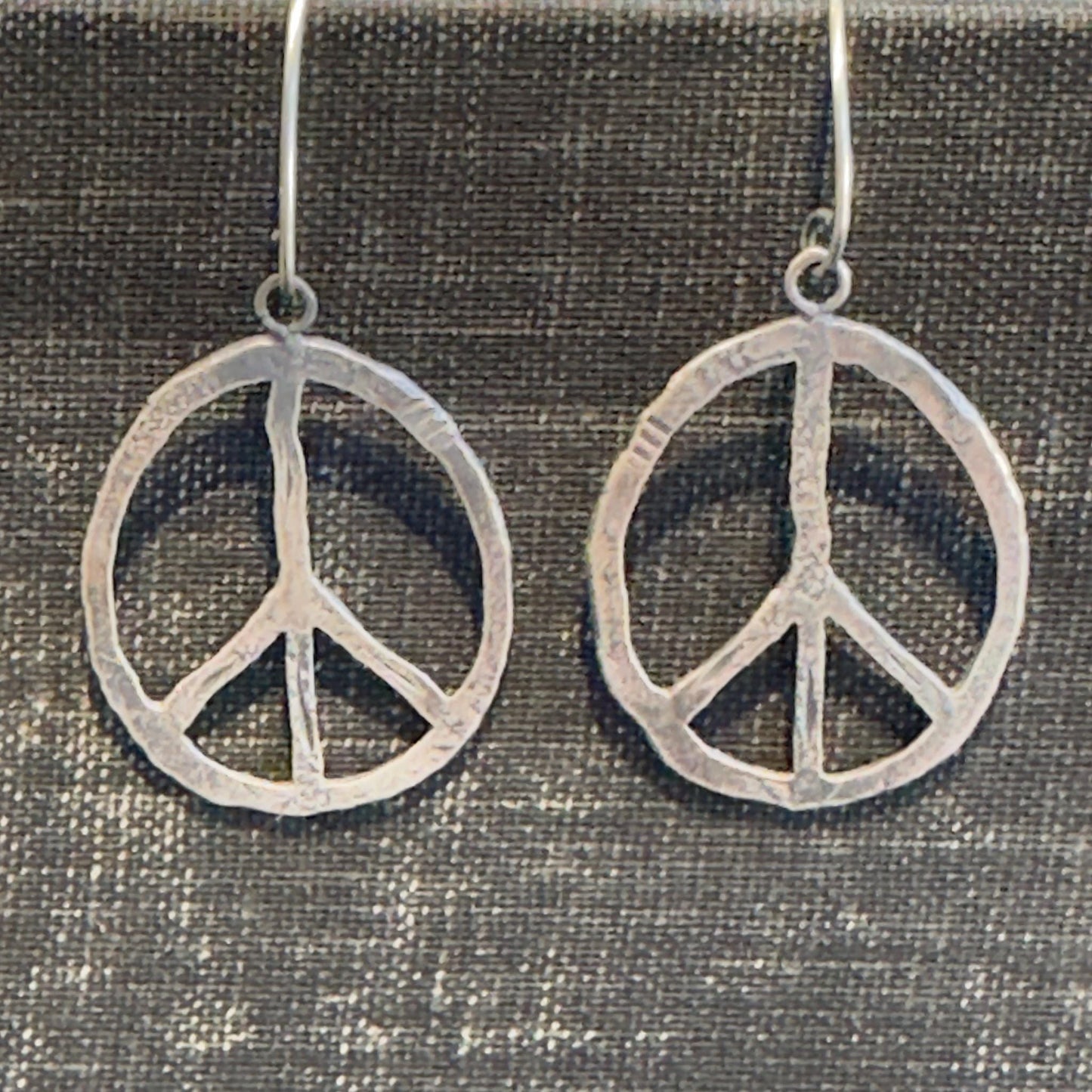 Longing for Peace Sterling Silver Statement Earrings by iNk Jewelry