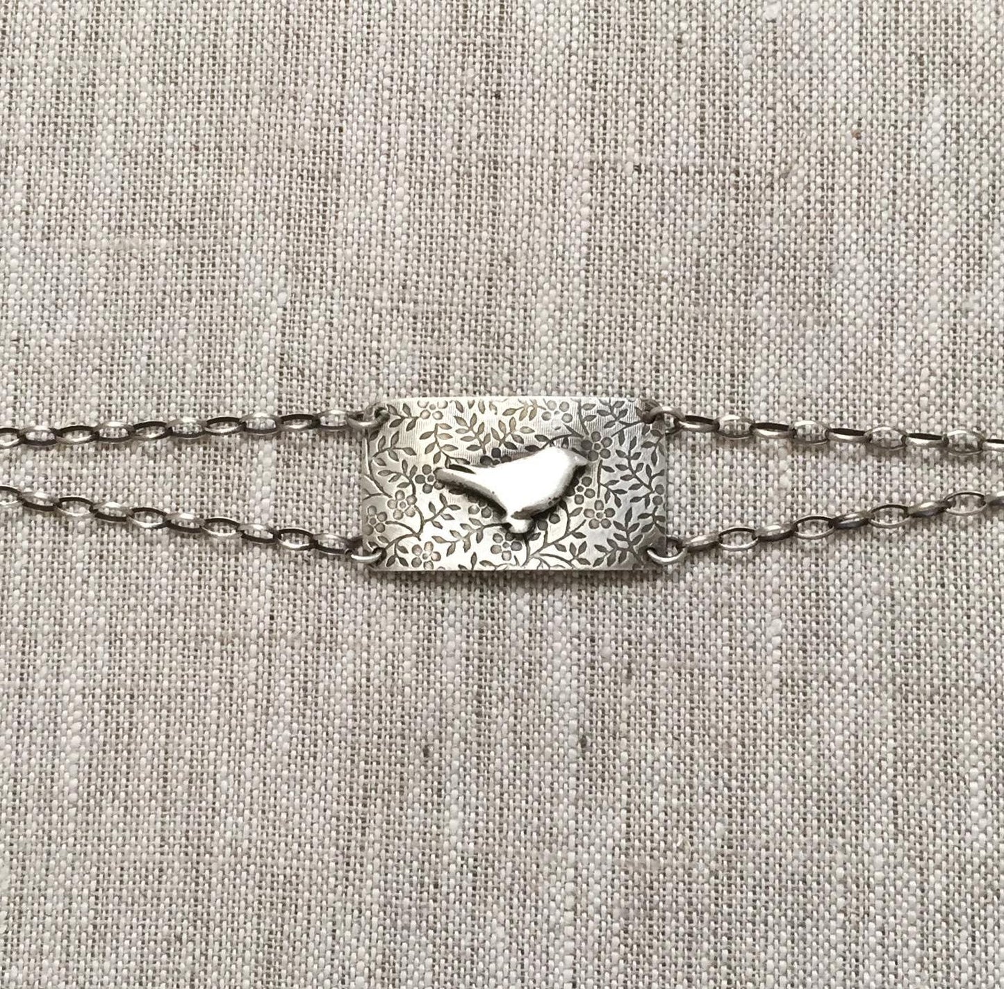 Little Bird Sterling Silver Bracelet by iNk Jewelry