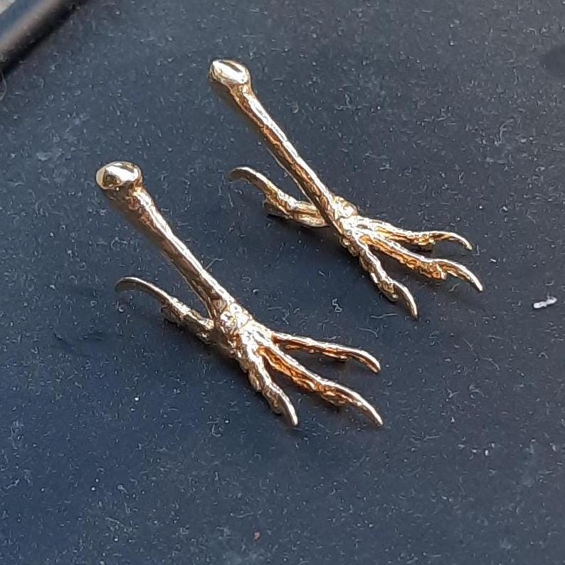My Little Wren Woodland Bird Feet by iNk Jewelry