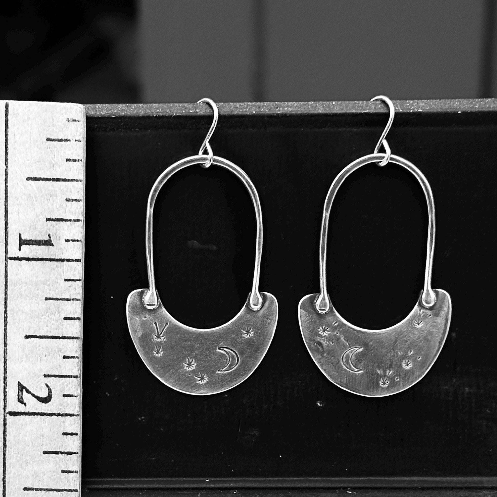 Starry Night Sterling Silver Earrings by iNk