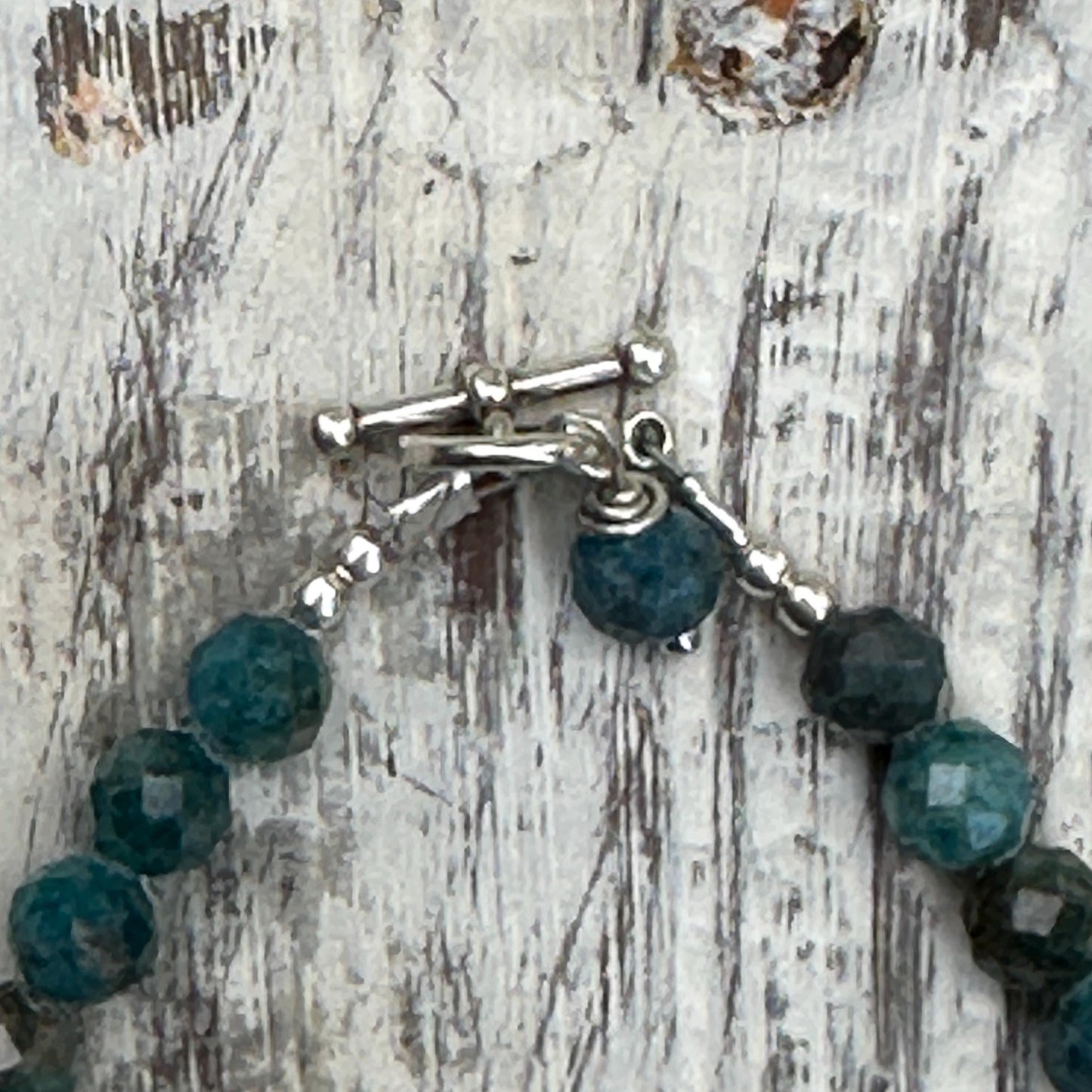 True North Sterling Compass and Raw Emerald Necklace by iNk Jewelry