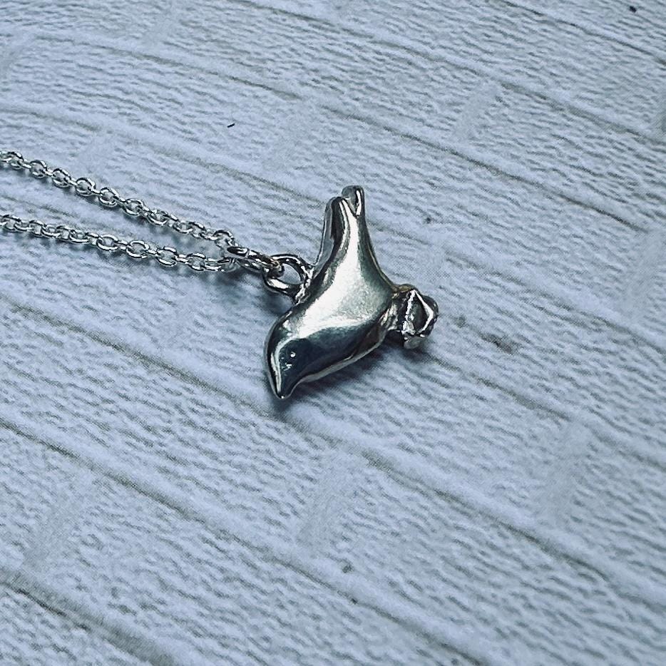 Bird Lover Gift | Sterling Silver Bird Pendant Necklace, Handmade by iNk Jewelry
