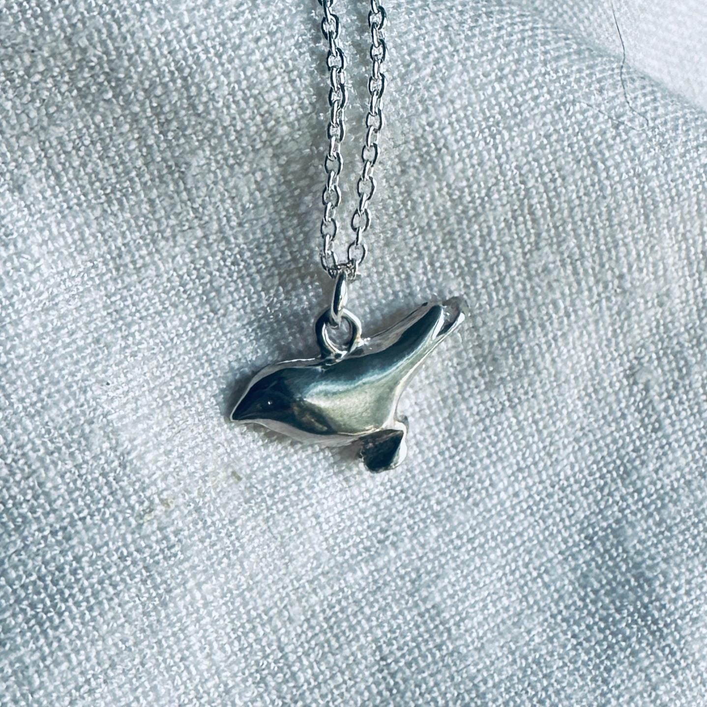 Bird Lover Gift | Sterling Silver Bird Pendant Necklace, Handmade by iNk Jewelry