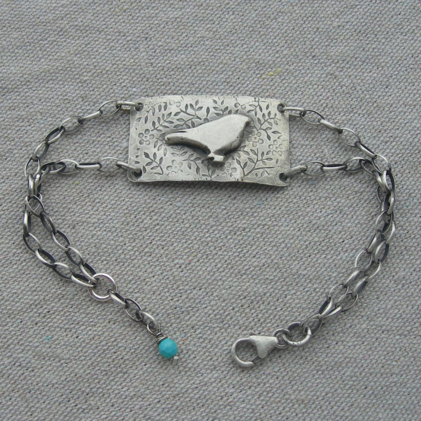 Little Bird Sterling Silver Bracelet by iNk Jewelry